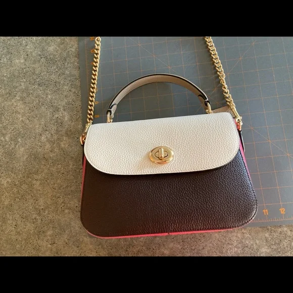 👜 [Coach] Marlie Colorblock Leather Purse C2836, EUC - Picture 8 of 10